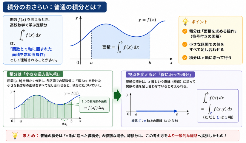 【図解】線積分とは？ 直感で理解するわかりやすい線積分のイメージ│はてなクマのひらめき研究所